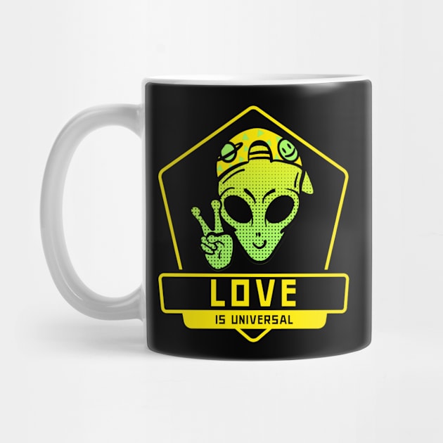 Love is Universal Peaceful Alien by Shawn's Domain